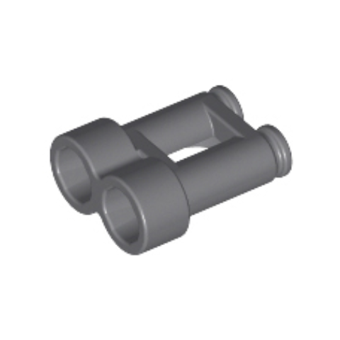 Dark Bluish Gray Minifigure, Utensil Binoculars Town