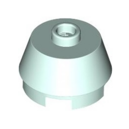 Light Aqua Cone 2 x 2 Truncated