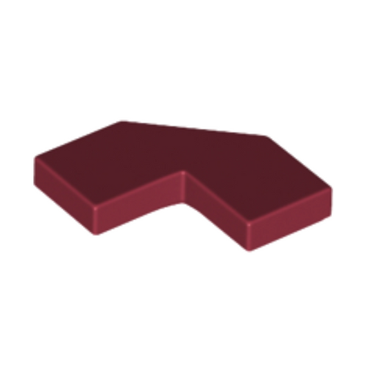 Dark Red Tile, Modified Facet 2 x 2