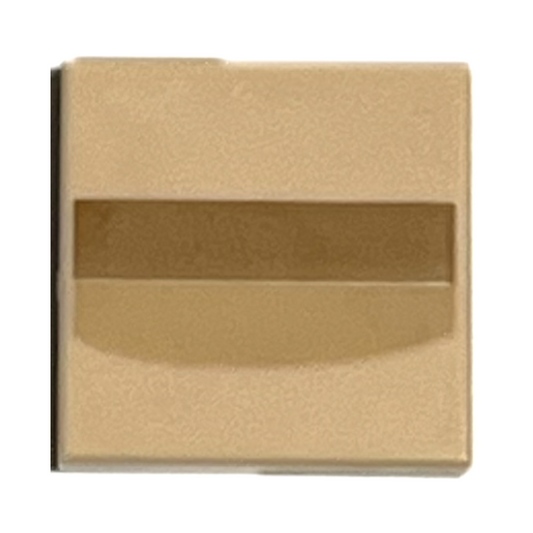 Light Nougat Tile 2 x 2 with Medium Nougat Rectangle and Medium Tan Curved Stripe Pattern (Mona Lisa Lips)