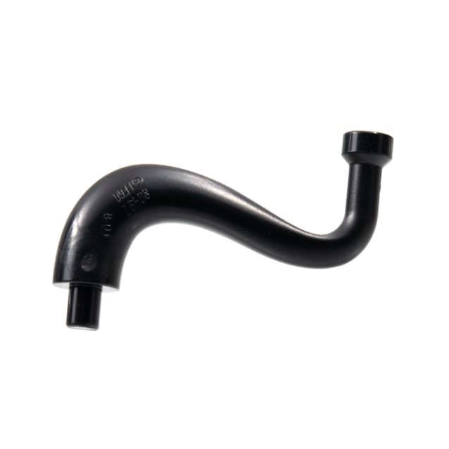 Black Elephant Tail / Trunk with Bar End - Long Straight Tip