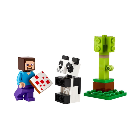 30672 Steve and Baby Panda Polybag