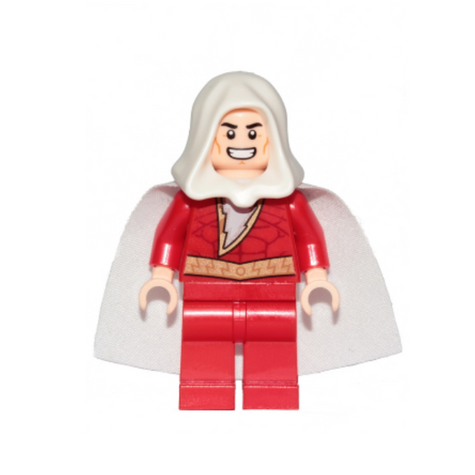 sh0592a Shazam - White Hood