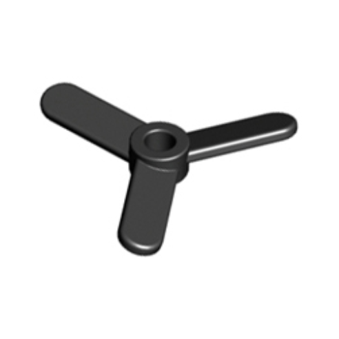 Black Propeller 3 Blade Small