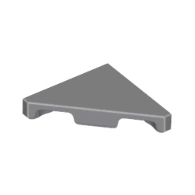 Dark Bluish Gray Tile, Modified 2 x 2 Triangular