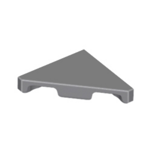 Dark Bluish Gray Tile, Modified 2 x 2 Triangular