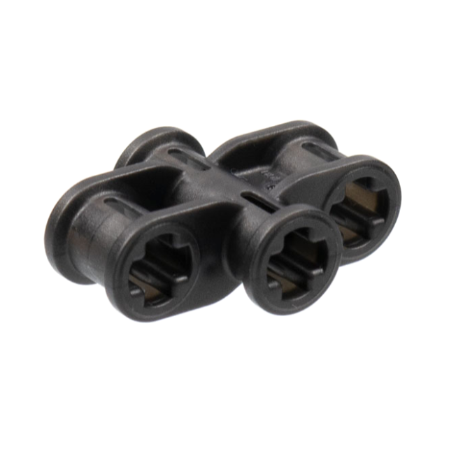 Pearl Dark Gray Technic, Axle Connector 2 x 3 Quadruple