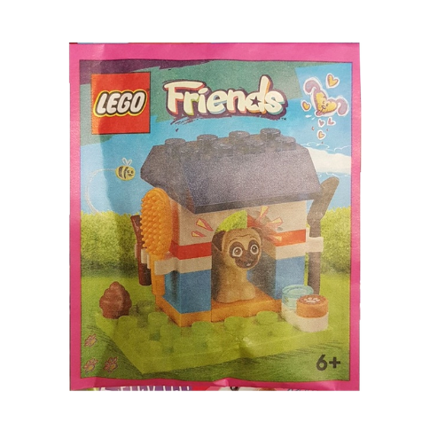 562402 Pug with Doghouse paper bag