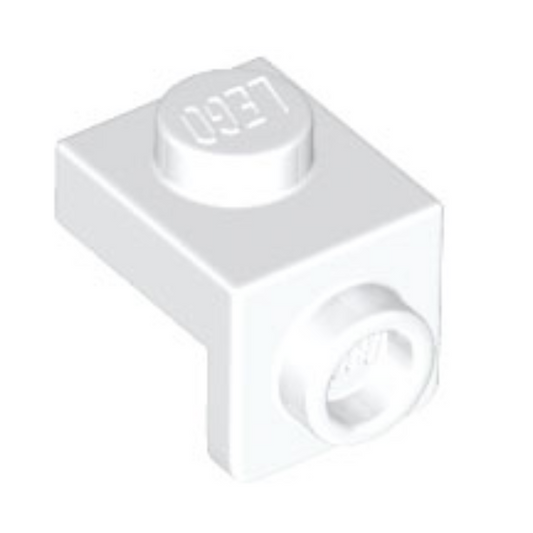 White Bracket 1 x 1 - 1 x 1