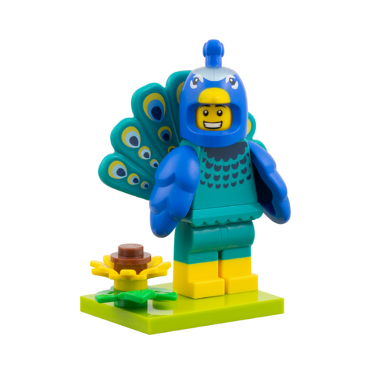 col28-1 Peacock Costume Fan