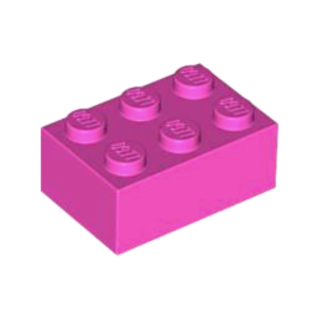 Dark Pink Brick 2 x 3