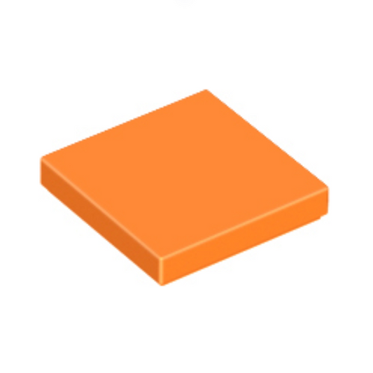 Orange Tile 2 x 2