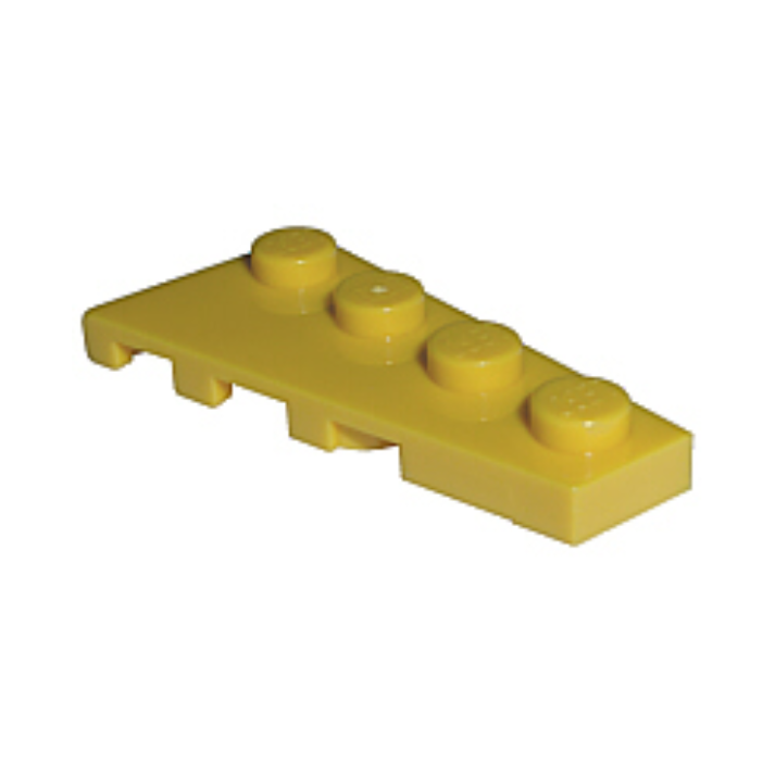 Yellow Wedge, Plate 4 x 2 Right