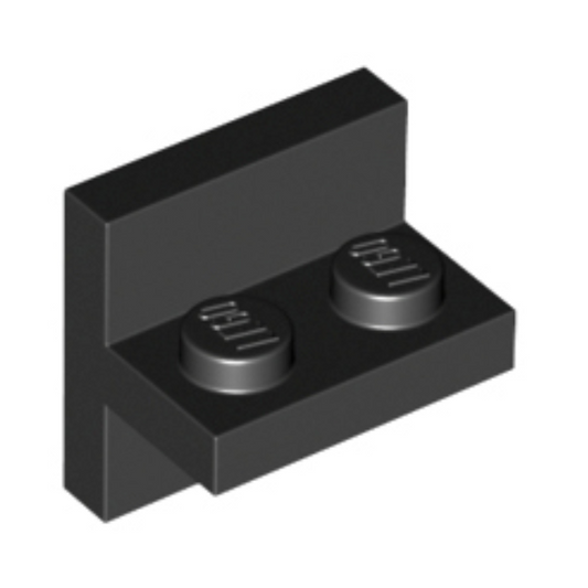 Black Bracket 2 x 2 - 1 x 2 Centered