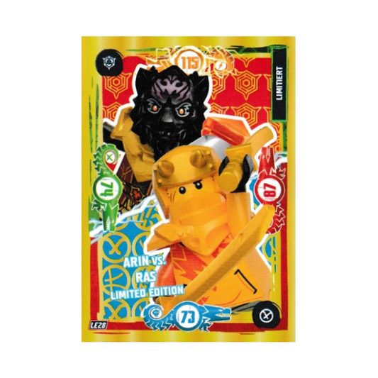 NINJAGO Trading Card Game (German) Series 9 - # LE28 Arin vs. Ras Limited Edition