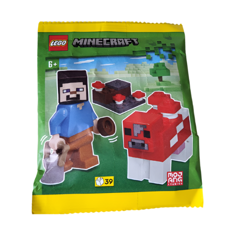 662407 Steve with Mooshroom paper bag