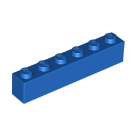 Blue Brick 1 x 6