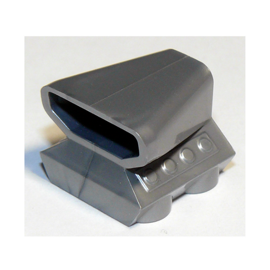 Flat Silver Vehicle, Air Scoop Engine Top 2 x 2