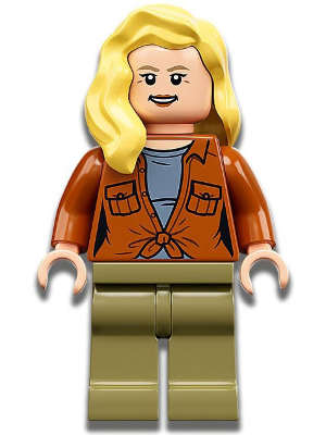 jw082 Dr. Ellie Sattler - Dark Orange Shirt