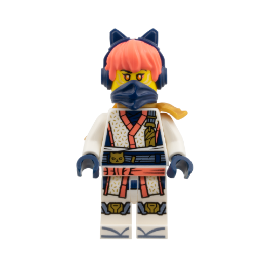 njo1034 Sora - Cat Headphones, Mask, Scabbard Armor with 1 Shoulder Pad