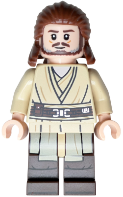 sw1404 Qui-Gon Jinn - Dark Brown Legs and Beard