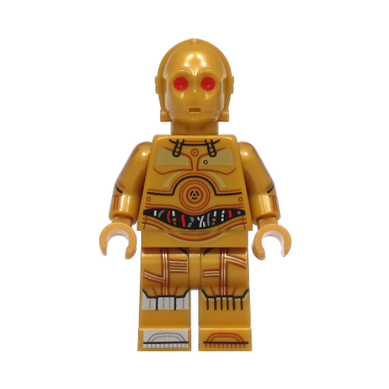 sw1440 C-3PO - Printed Legs, Toes and Arms, Red Eyes
