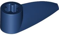 Dark Blue Bionicle 1 x 3 Tooth with Axle Hole (Bohrok Eye)